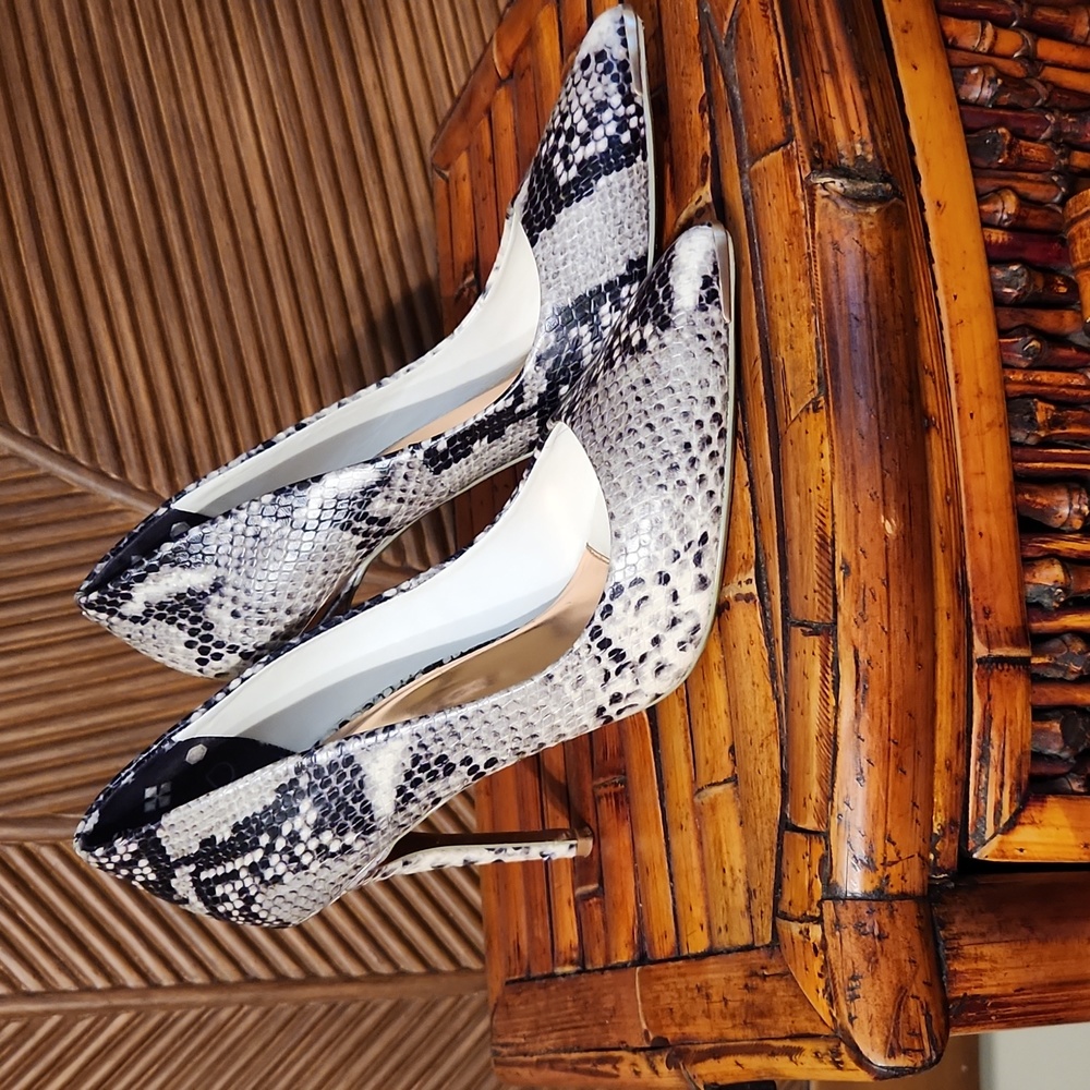 Ted Baker snakeskin pumps